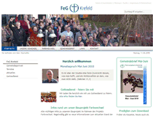 Tablet Screenshot of feg-krefeld.de